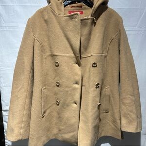Anne Klein Women’s Hooded Pea Coat